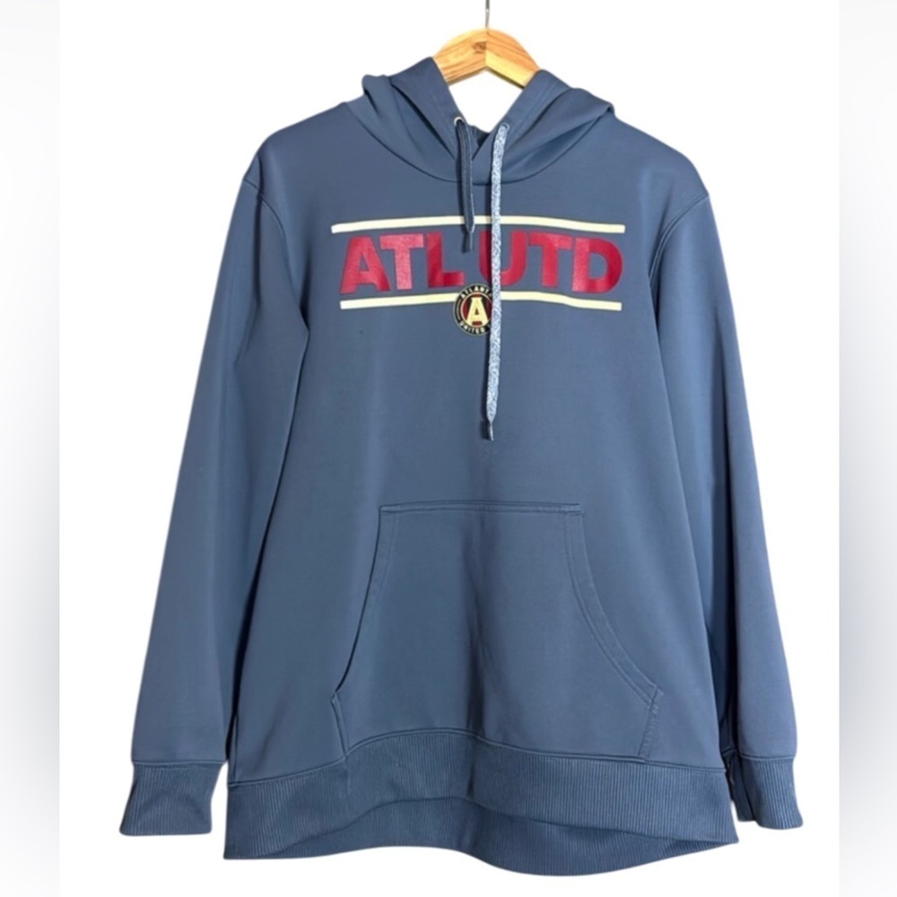 Adidas Climawarm Gray Atlanta United Fc Hoodie Size Xl / Atlanta United Soccer